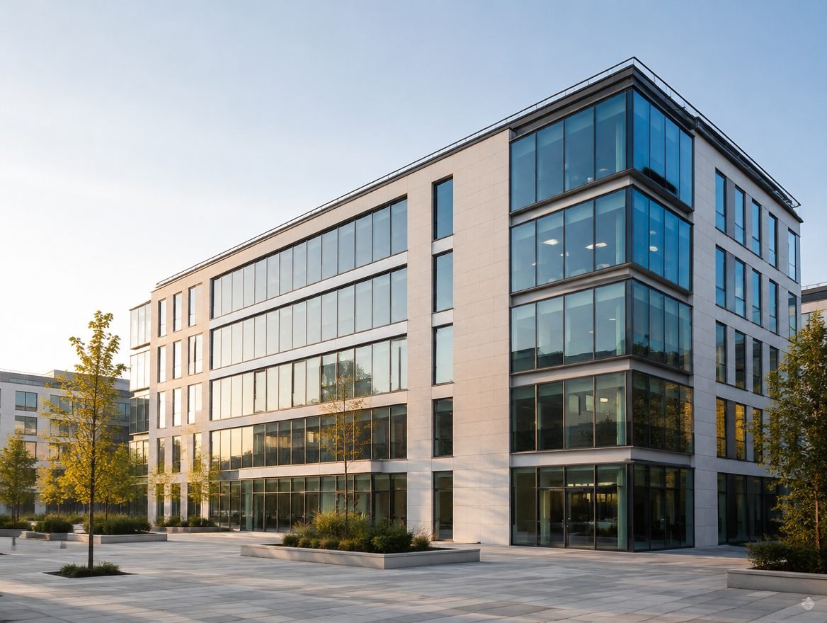 Immeuble de bureaux contemporain